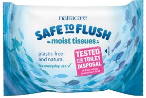 Safe to Flush moist tissues