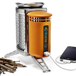 BioLite camping stove with USB