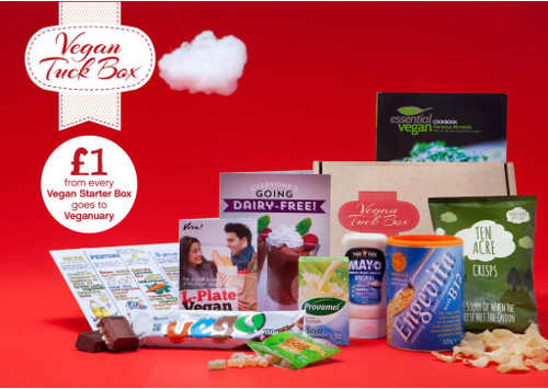 Contents of the Vegan Starter Box
