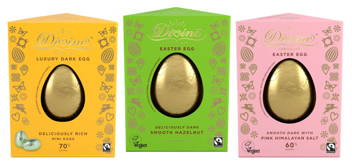 Divine vegan Easter eggs