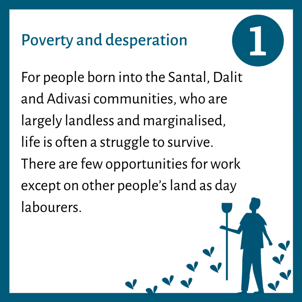 Poverty and desperation