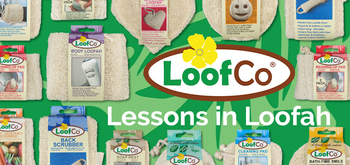 Lessons in Loofco header banner with a range of LoofCo products displayed
