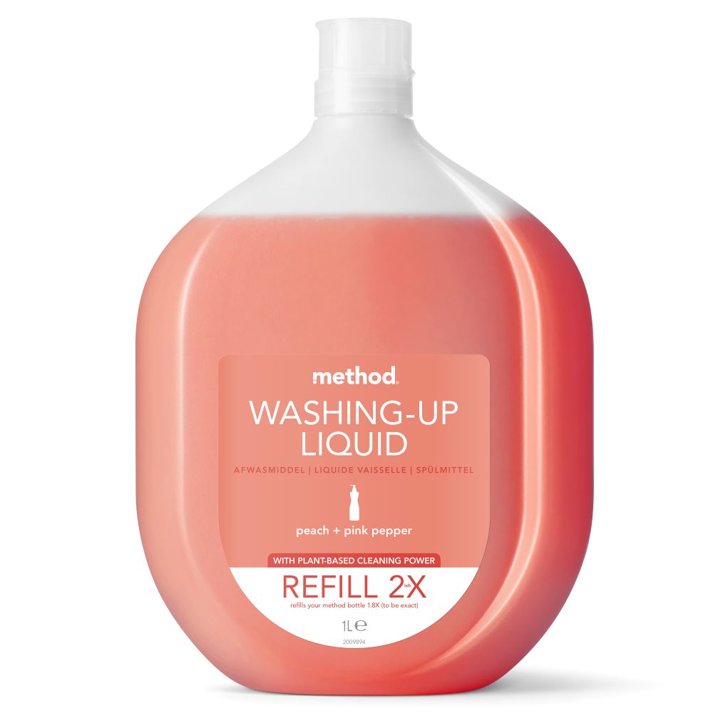 Method Washing Up Liquid Refill - Peach & Pink Pepper - 1L