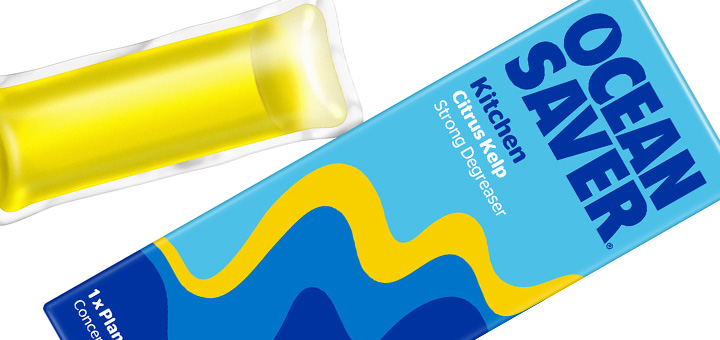 Close up of OceanSaver kitchen spray