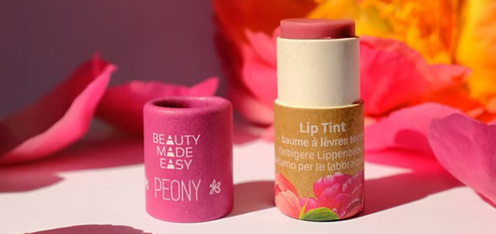 Beauty Made Easy lip tint in peony