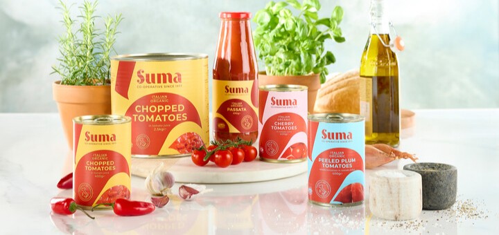 Suma Organic tomato range