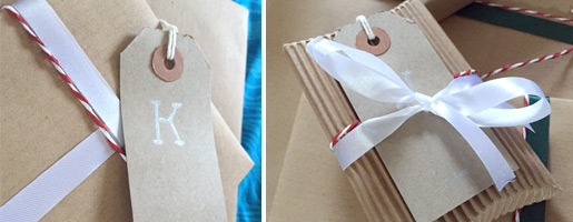 Eco-friendly Christmas gift wrapping